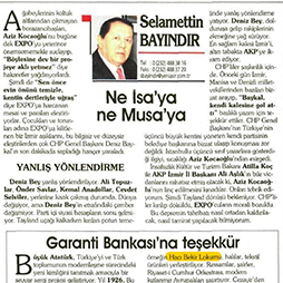19.01.2007-Yeni Asır